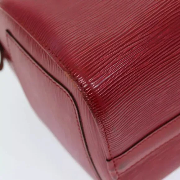 LOUIS VUITTON Epi Speedy 25 Hand Bag Castilian Red M43017 LV Auth 72223 Bags